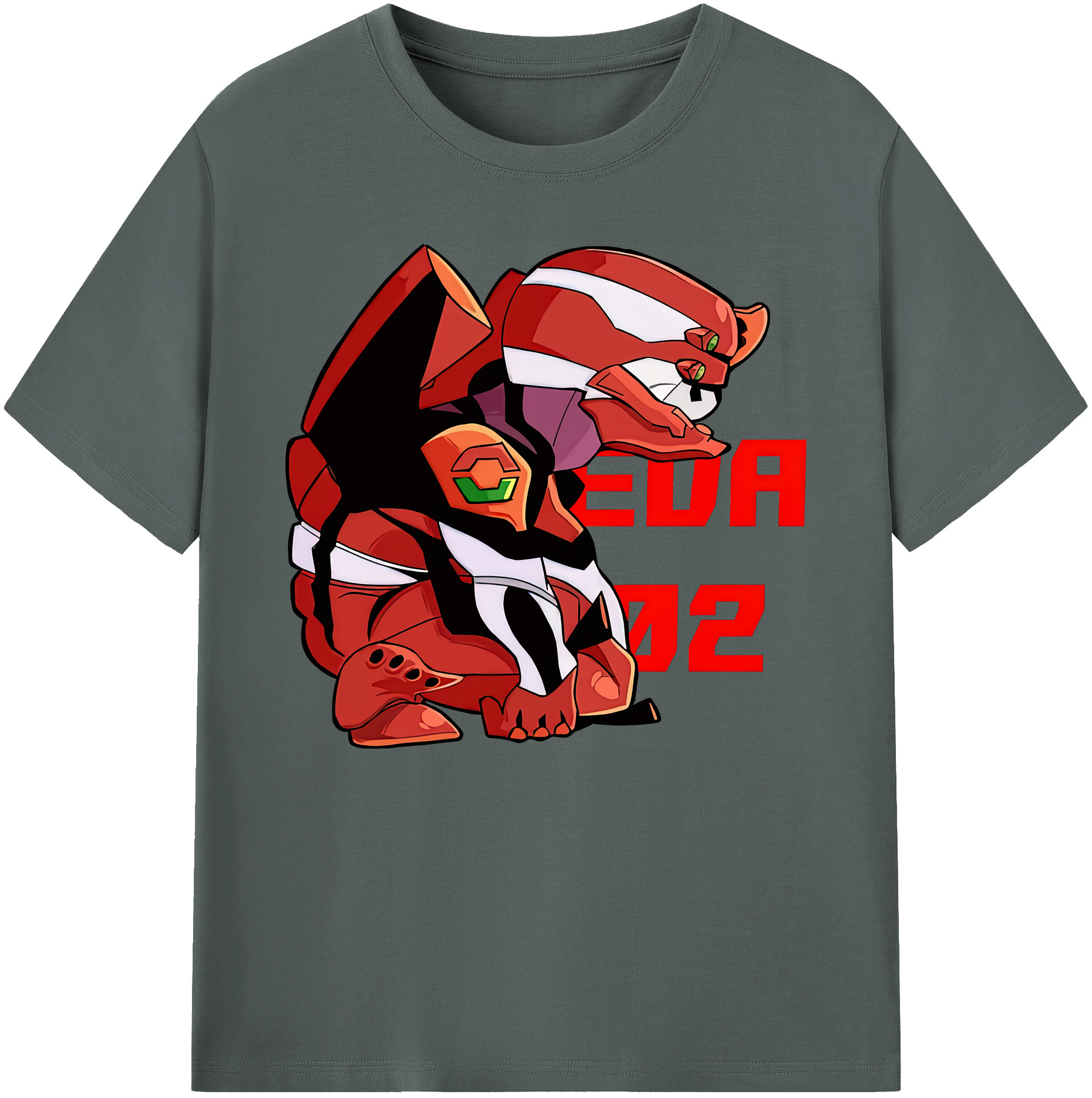 （画像用） EVA 新世紀エヴァンゲリオン 綿100％ メンズ半袖Tシャツ｜肌触りやわらか＆通気性